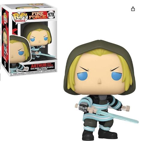 Funko Pop Animation Fire Force Arthur with Sword #978