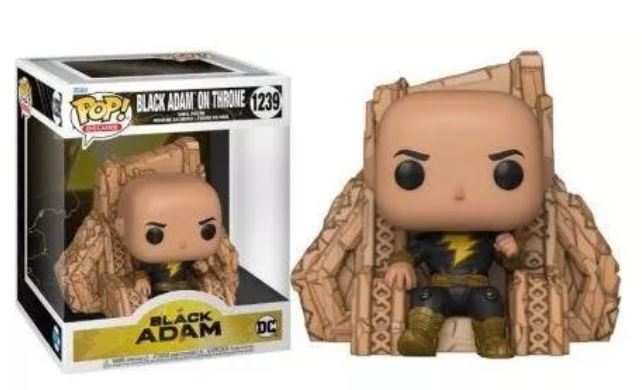 Funko Pop Deluxe Black Adam Black Adam on Throne #1239