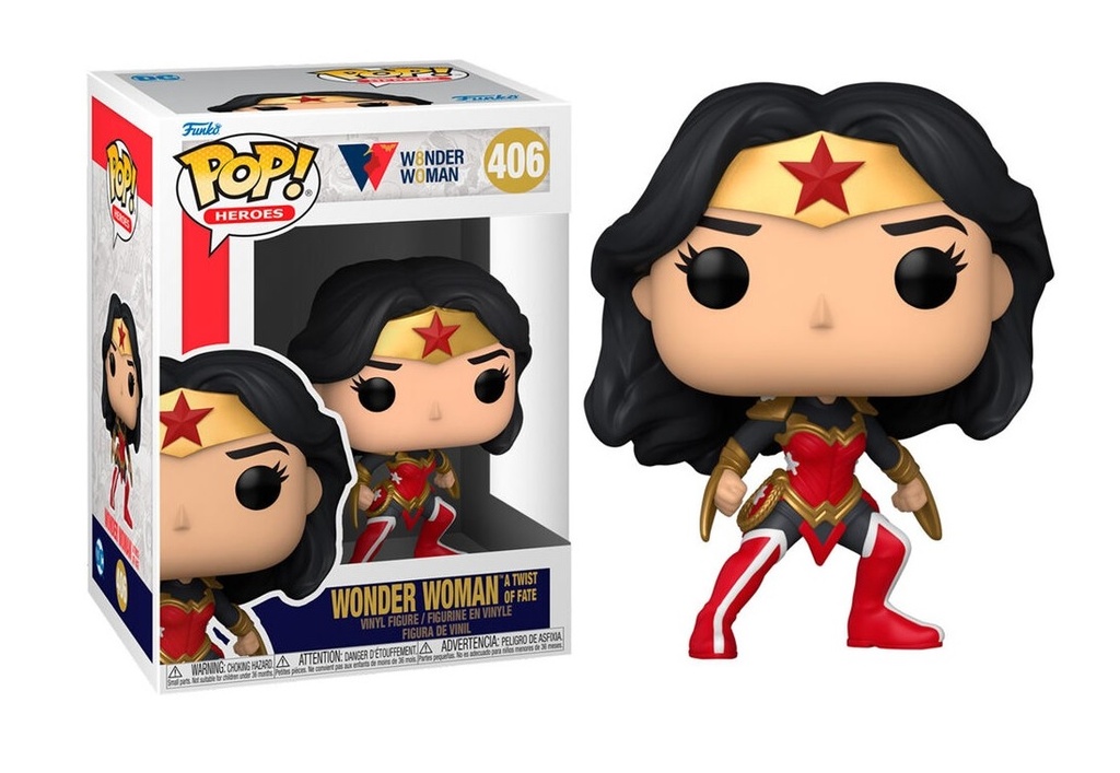 Funko Pop Heroes W8nder W0man Wonder Woman a Twist of Fate 80th #406