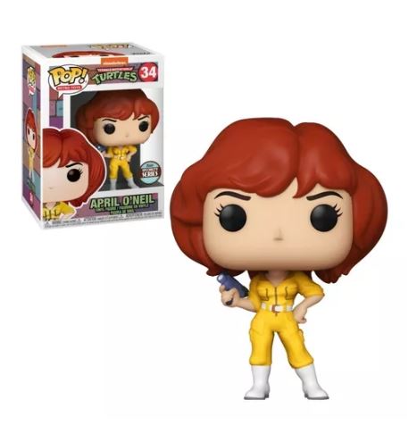 Funko Pop Retro Toys Teenage Mutant Ninja Turtles April O Neil #34 Special Edition