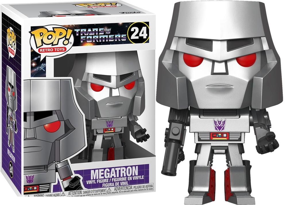Funko Pop Retro Toys Transformers Megatron #24