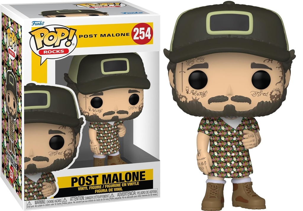 Funko Pop Rocks Post Malone Post Malone #254