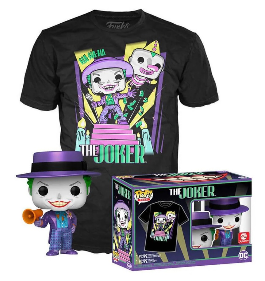Funko Pop Tees Batman 89 The Joker With Speaker Playera Talla XL