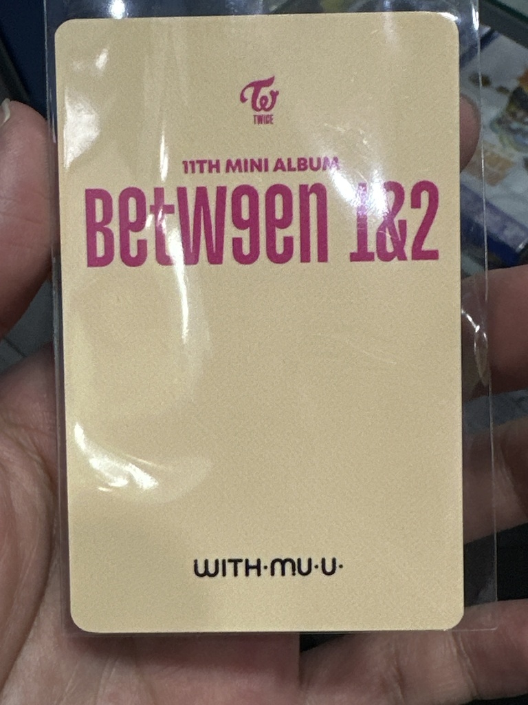 Photocard Twice oficial Between Withmuu