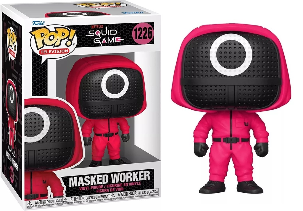 Funko Pop Television Squid Game Round Masked Worker #1226
