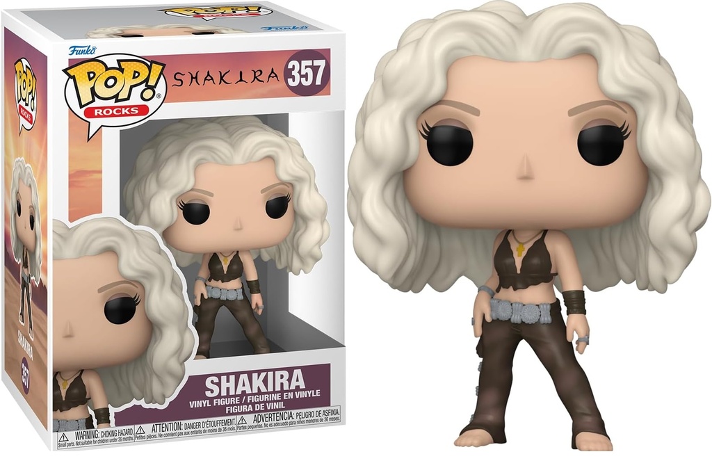 Funko Pop Rocks Shakira Shakira Wherever Whenever #357