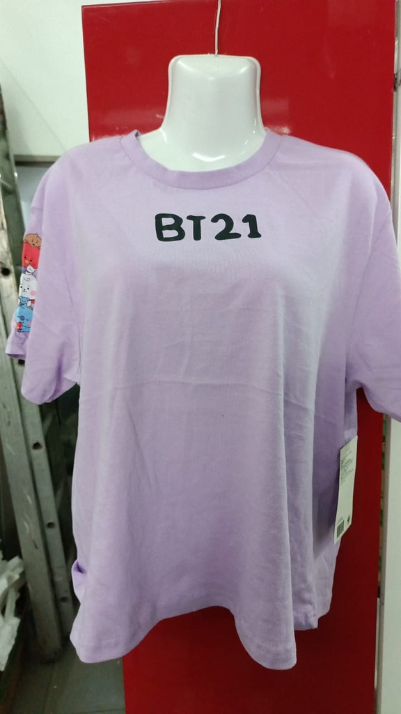 PLAYERA OFICIAL BTS BT21
