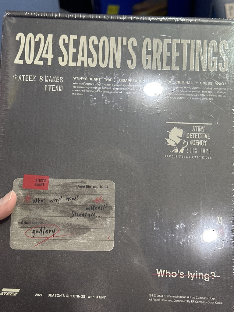 Ateez Season Greetings 2024