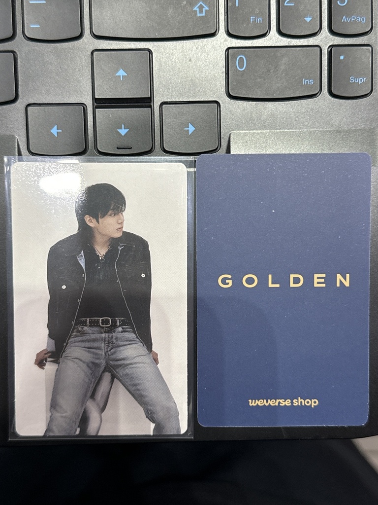 Photocard Jungkook Golden POB
