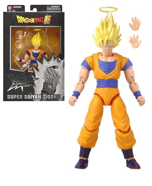 Bandai Dragon Ball Dragon Stars Series Super Saiyan 2 Goku Figura de acción 6.5in