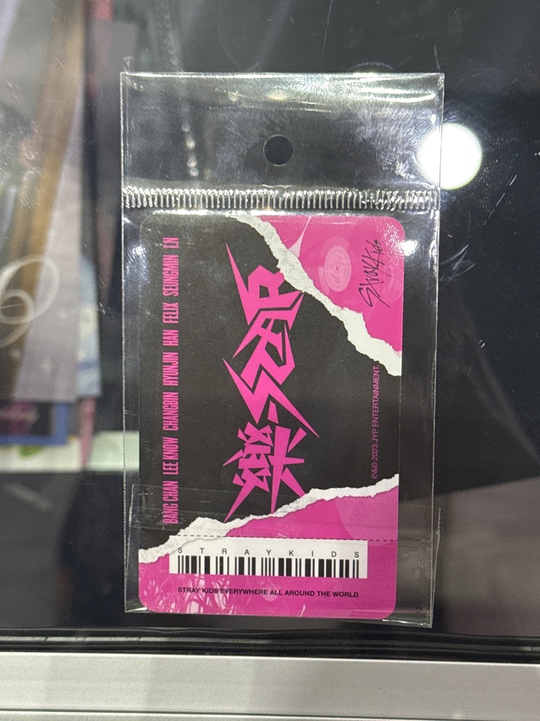 Photocard Stray Kids oficial Rockstar Normal