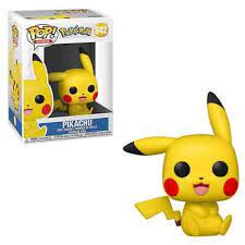 Funko Pop Games Pokémon Pikachu Sitting #842