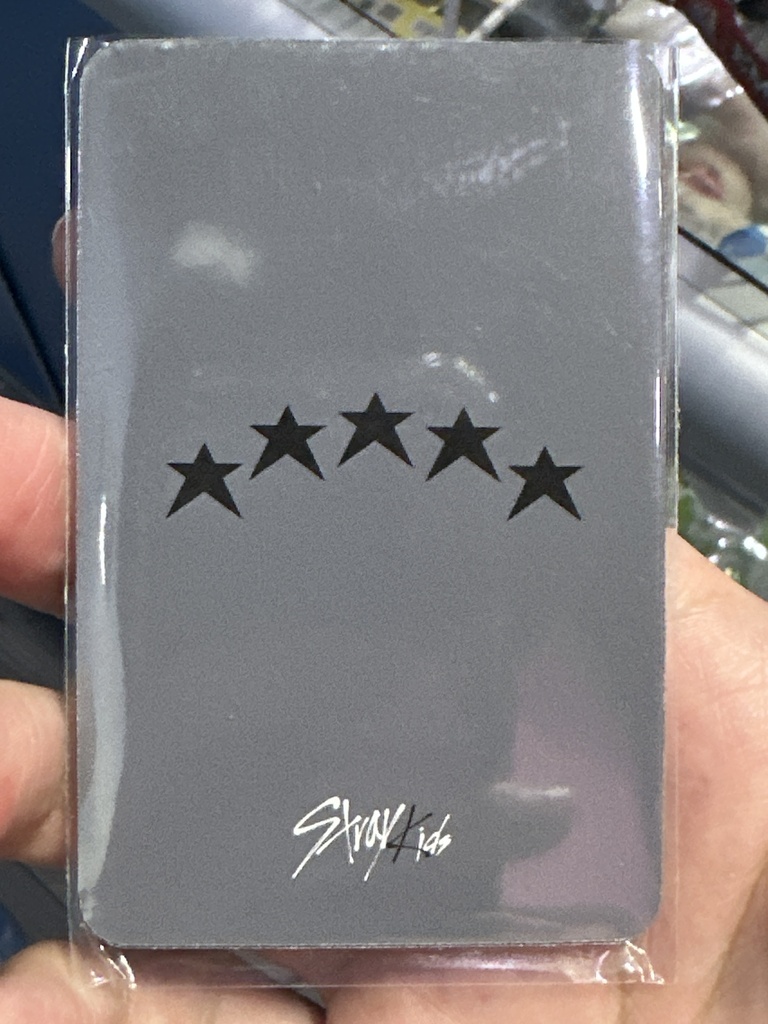 Photocard Stray Kids oficial 5 star (MUSIC KOREA, JYP)