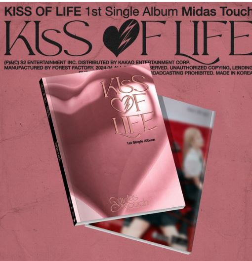 KISS OF LIFE MIDAS TOUCH 1 SINGLE ALBUM