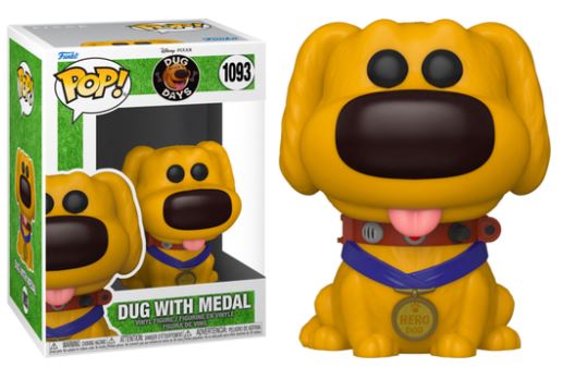 Funko Pop Dug Days Dug With Medal #1093