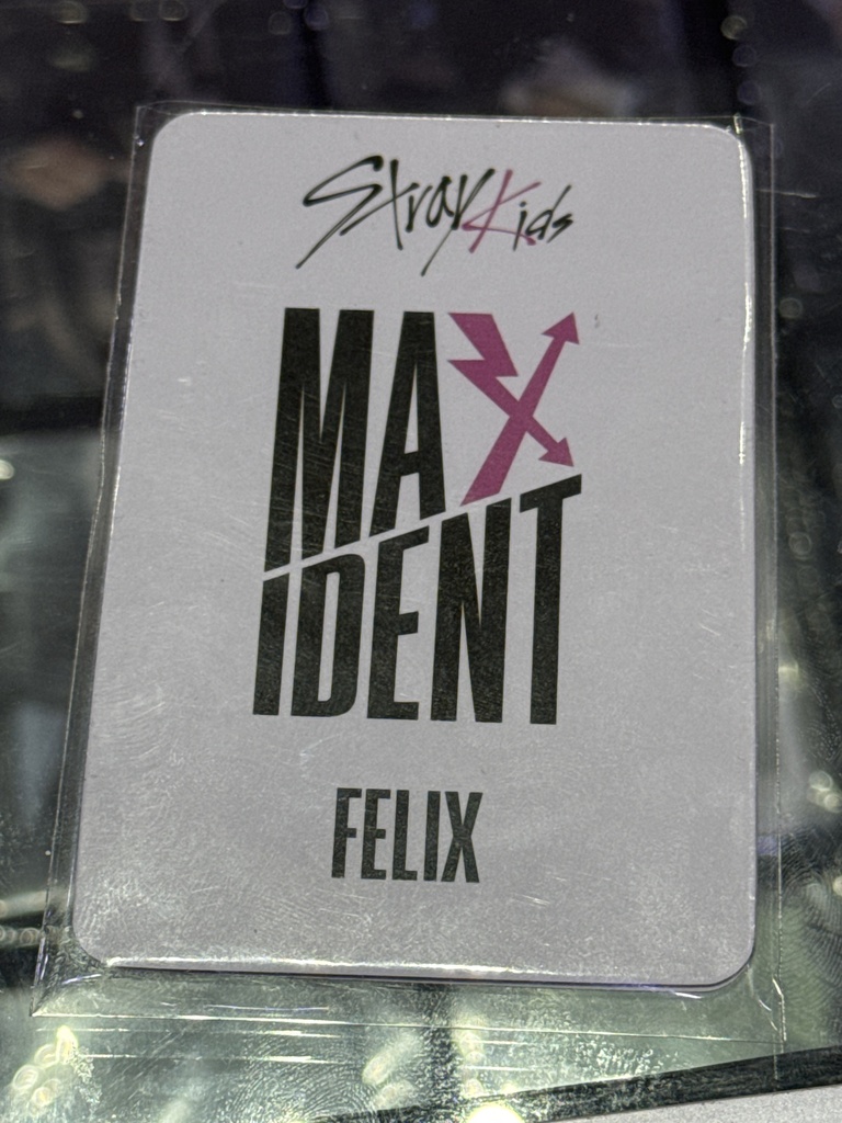 Photocard Stray Kids Maxident Music Korea POB