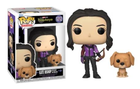 Funko Pop Television Haweye Kate Bishop with Lucky The Pizza Dog #1212