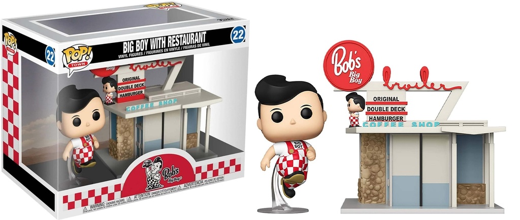Funko Pop Town Bob's Big Boy Big Boy with Restaurant #22