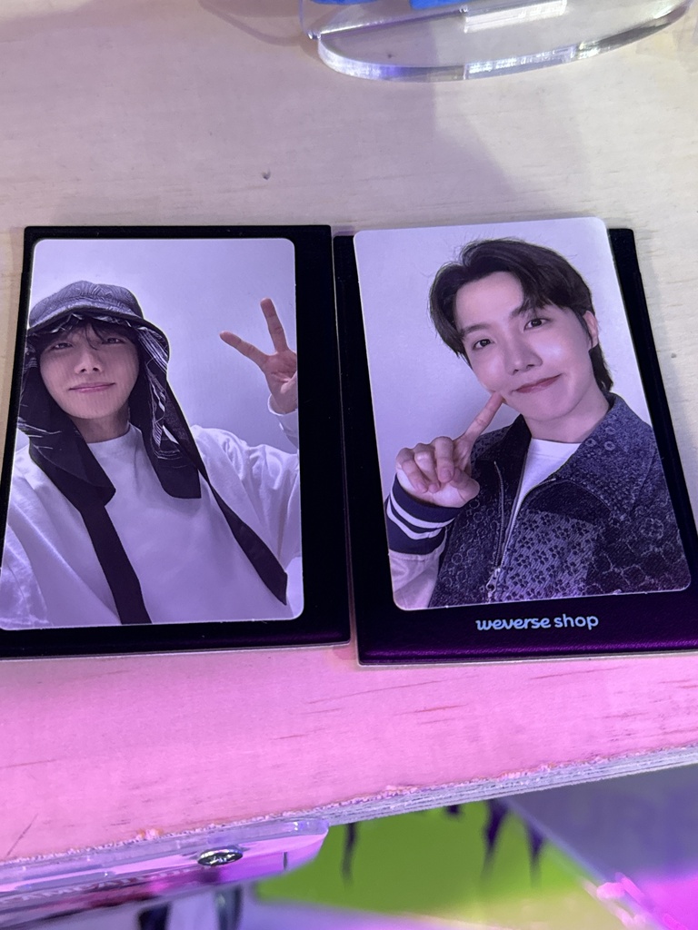 Photocard JHope set weverse normal