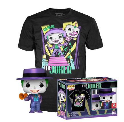 Funko Pop Tees Batman 89 The Joker With Speaker Playera Talla S