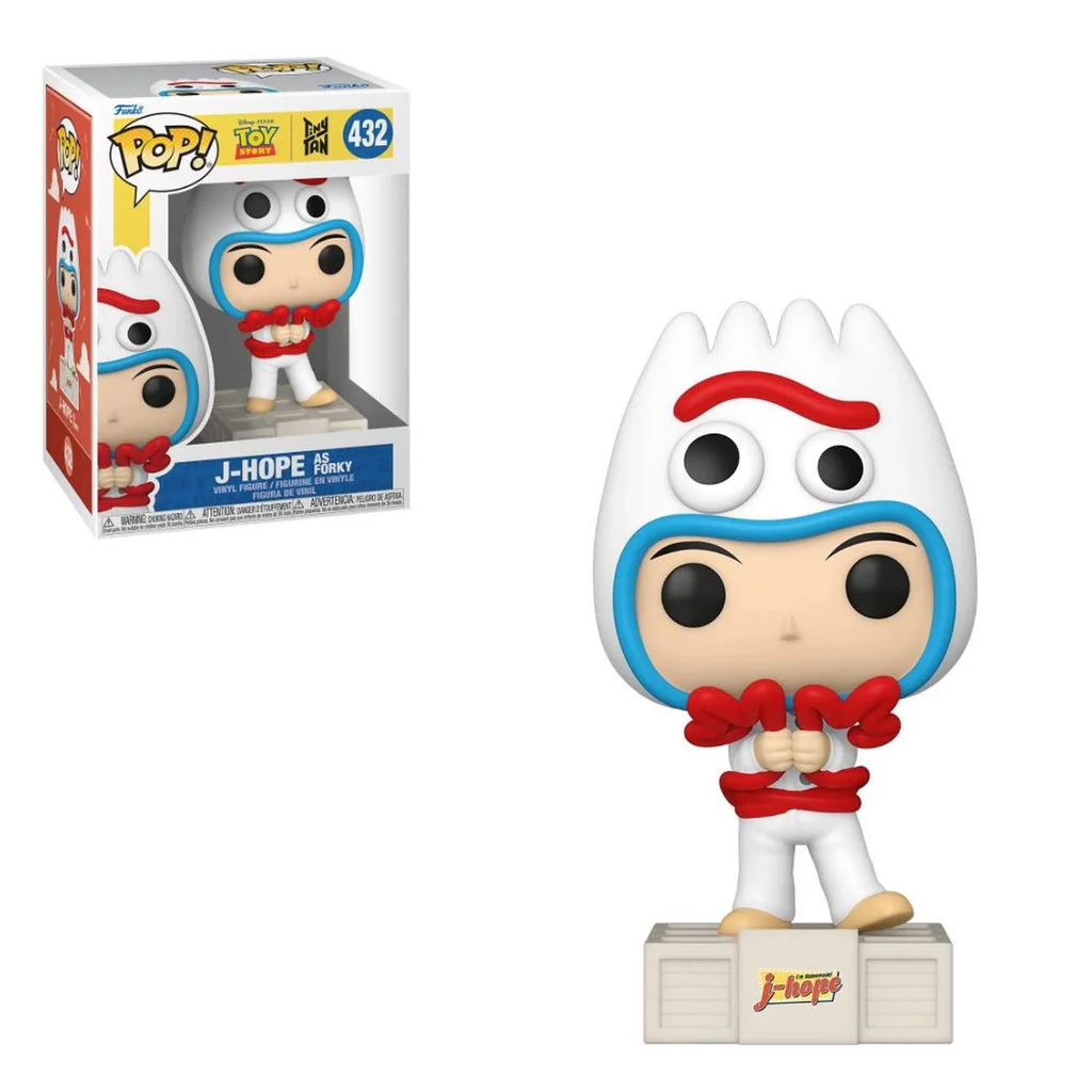 Funko Pop Toy Story X Tiny Tan BTS J Hope as Forky #432