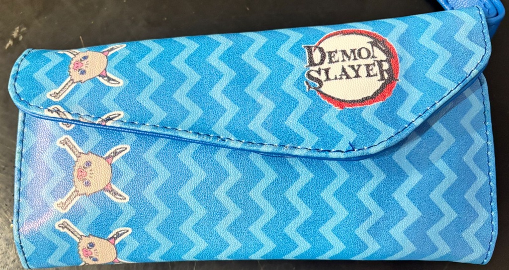 CARTERA AZUL DEMON SLAYER  