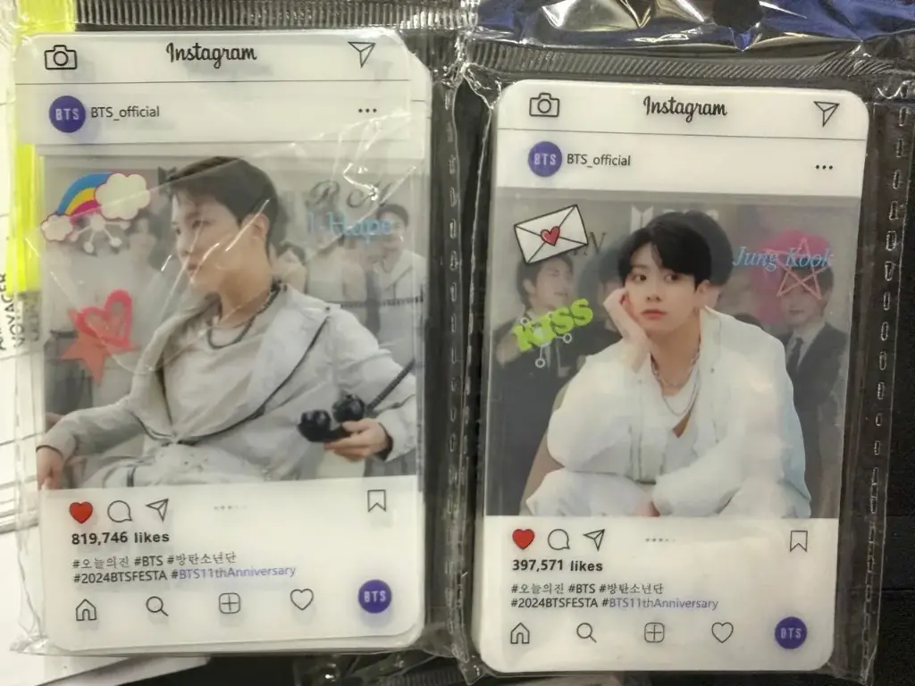 PHOTOCARD INSTAGRAM BTS