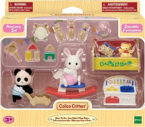 Ternurin Baby's Toy Box Snow Rabbit & Panda Babies