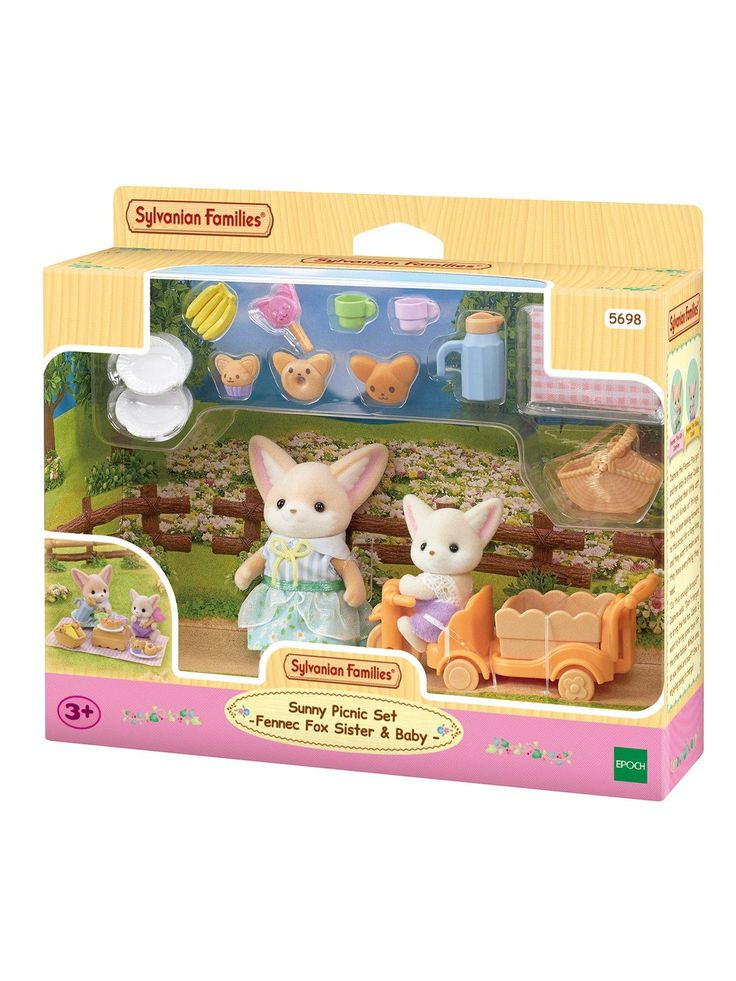 Ternurin Sunny Picnic Set Fennec Fox Sister & Baby