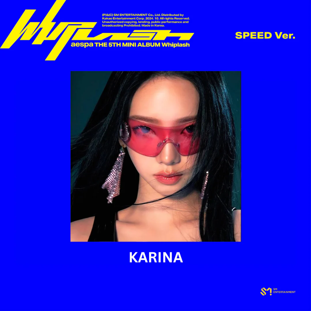 Aespa 5th Mini Album Whiplash SPEED Ver. Random 