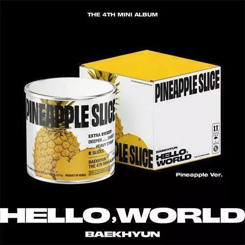 EXO Baekhyun 4th Mini Album Hello, World Pineapple ver. 