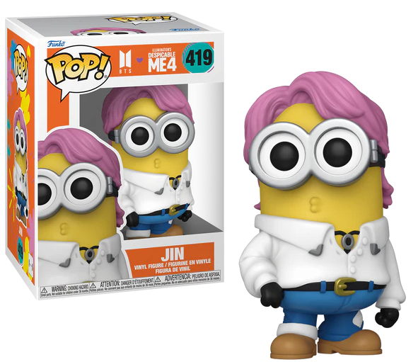 Funko Pop BTS X Despicable Me 4 Jin #419