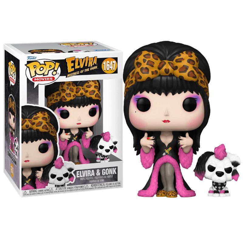 Funko Pop Movies Elvira Mistress of The Dark Elvira and Gonk #1647