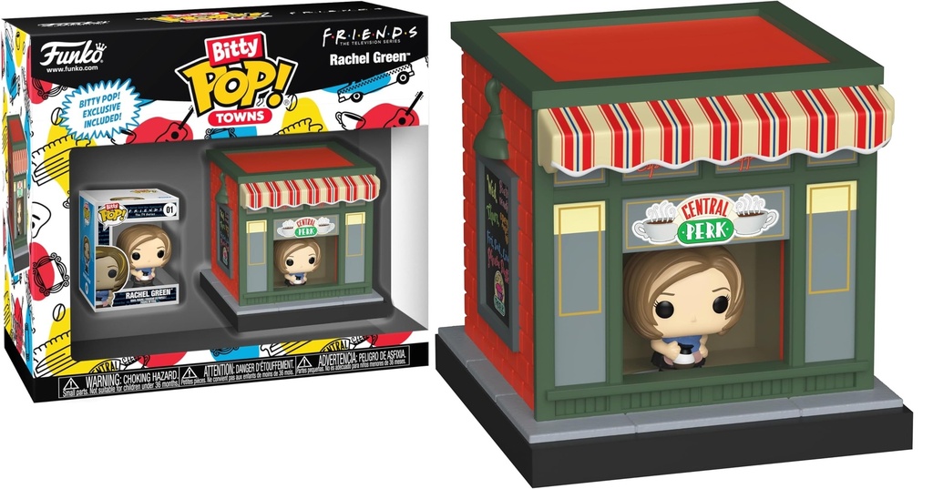 Funko Bitty Pop Towns Friends Rachel Green and Central Perk