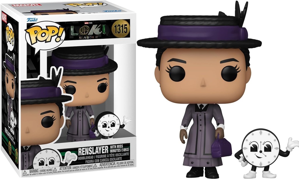 Funko Pop Loki S2 Renslayer with Miss Minutes (1893) #1315