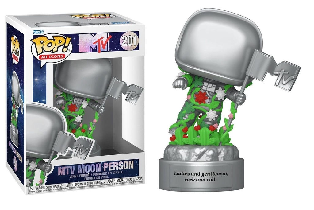 Funko Pop Ad Icons MTV 40th MTV Moon Person #201