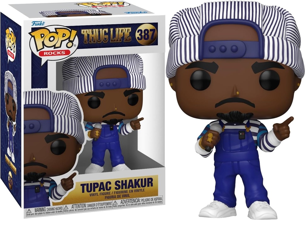 Funko Pop Rocks Thug Life Tupac Shakur #387