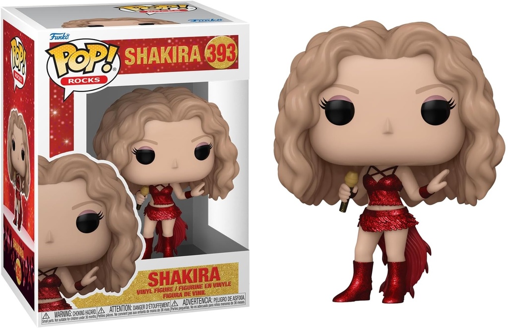Funko Pop Rocks Shakira Shakira Super Bowl LIV Glitter #393 