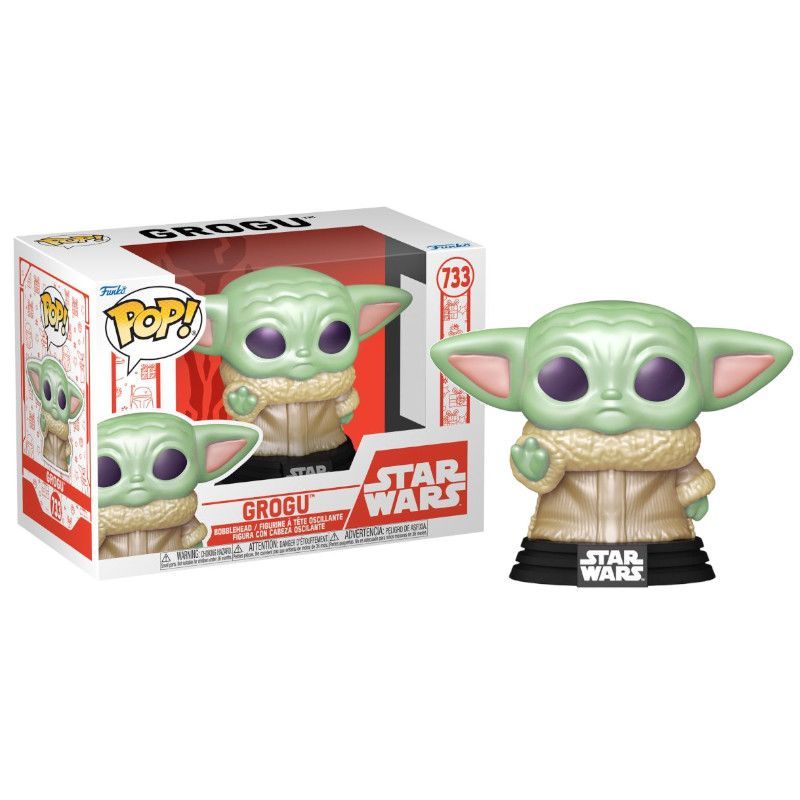Funko Pop Star Wars The Mandalorian Holiday Grogu #733