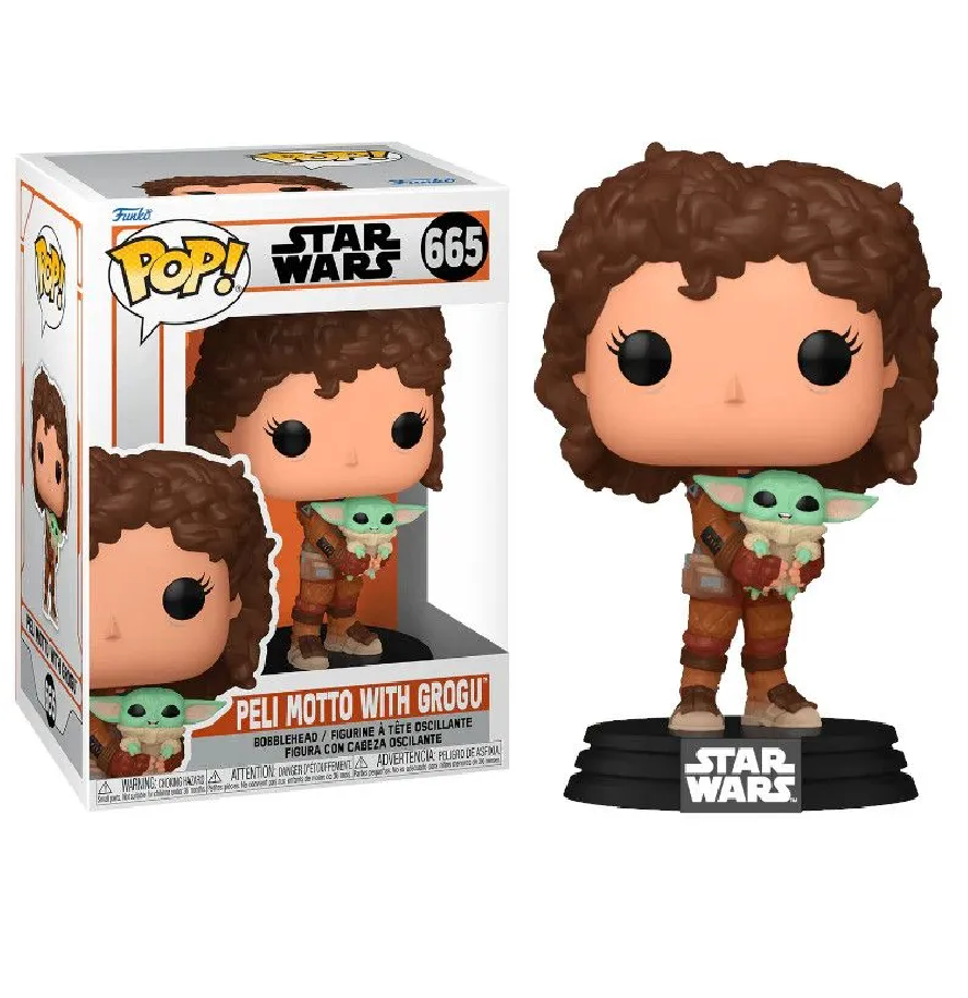 Funko Pop Star Wars Peli Motto with Grogu #665