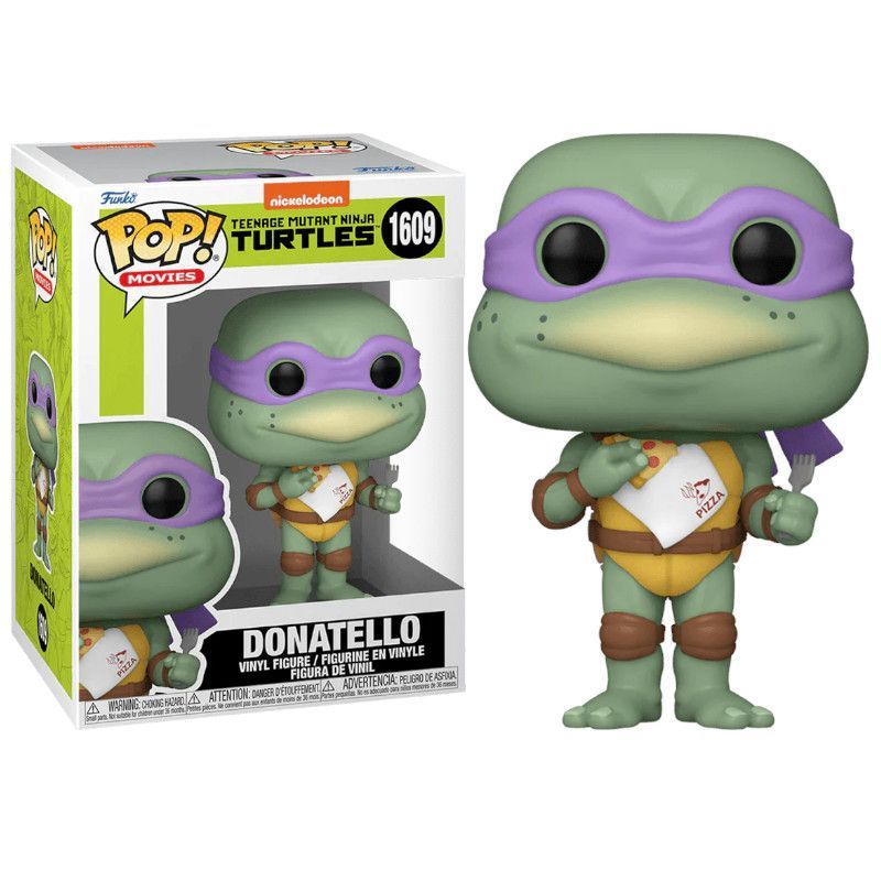 Funko Pop Movies TMNT 1990 Donatello with Pizza #1609