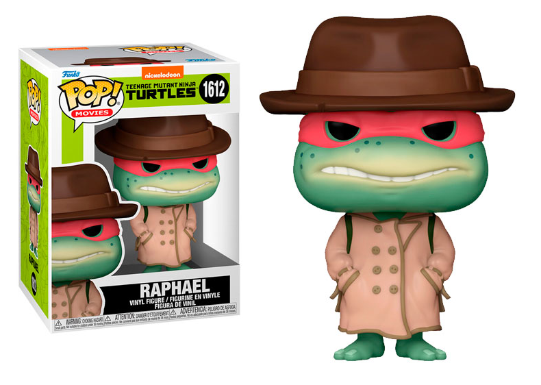 Funko Pop Movies TMNT 1990 Raphael with Coat and Hat #1612