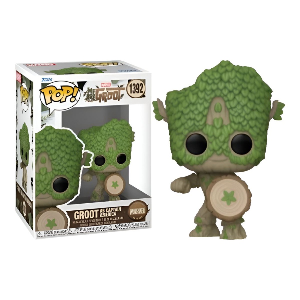 Funko Pop We Are Groot Groot as Captain America #1392