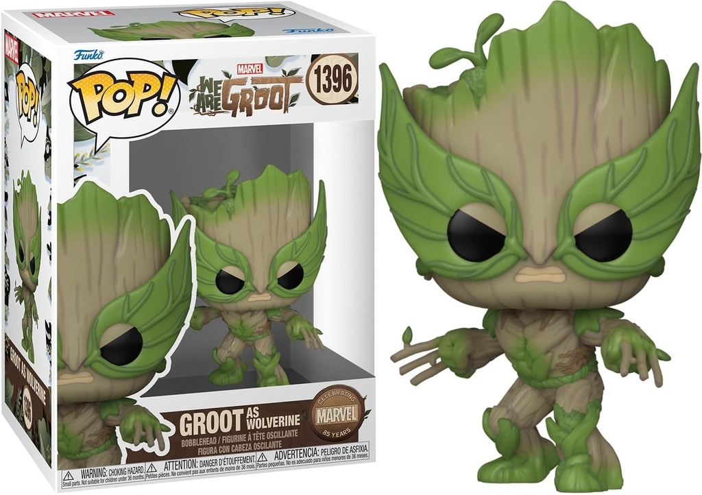Funko Pop We Are Groot Groot as Wolverine #1396