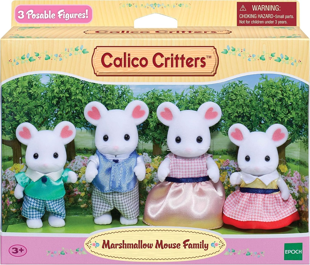 Ternurin Marshmallow Mouse Family