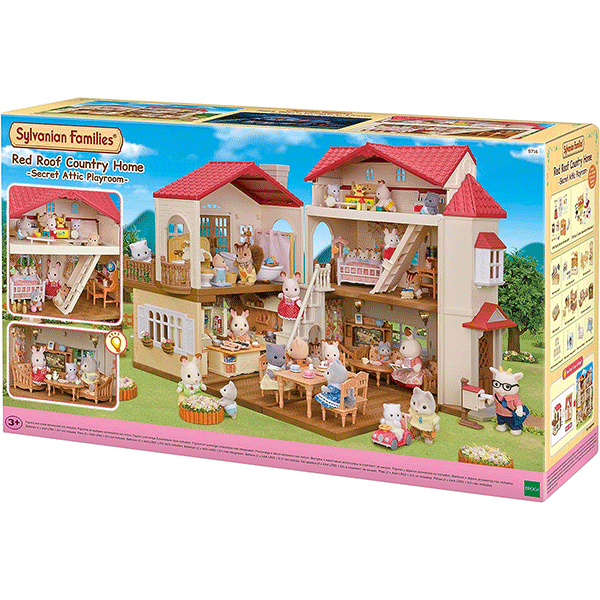 Ternurin Red Roof Country Home- Secret Attic Playroom