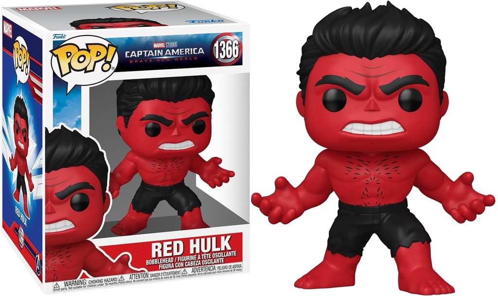 Funko Pop Captain America Brave New World Red Hulk #1366