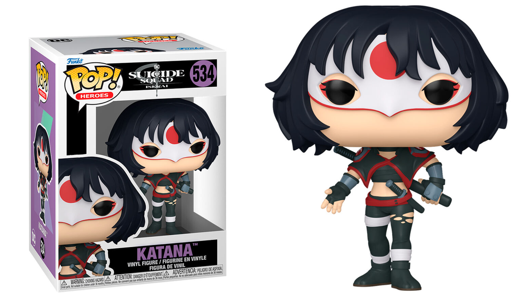 Funko Pop Heroes DC Suicide Squad Isekai S1 Katana #534