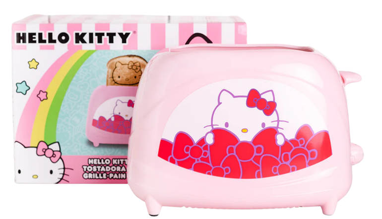 Uncanny Brands Hello Kitty Tostadora de 2 rebanadas TSTE-KIT-HK1