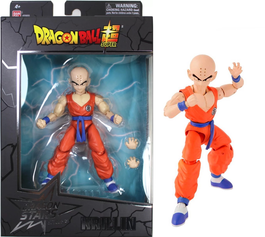 Bandai Dragon Ball Dragon Stars Series Krillin Figura de acción 6.5in